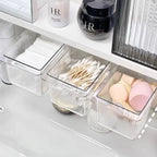 Drawer Storage Box Multifunctional Wall-Mounted Organizer Desk Organizer Dust-Proof Clear Storage Box For Office Bathroom