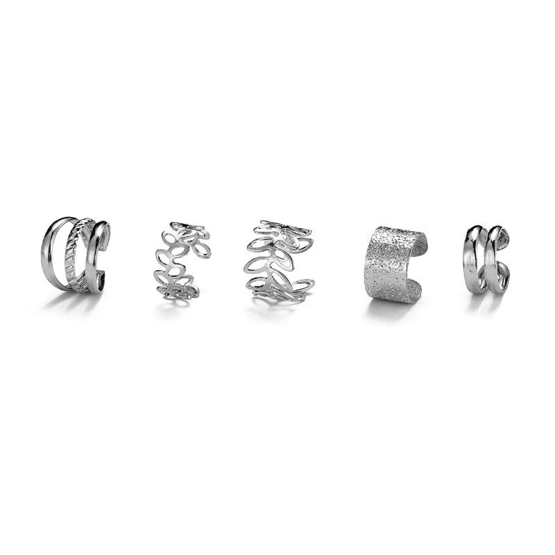 Fashion Exquisite Rhinestone Decor Ear Cuff earring for Woman Ear 2025 Summer New Arrival Christmas Jewelry Gift