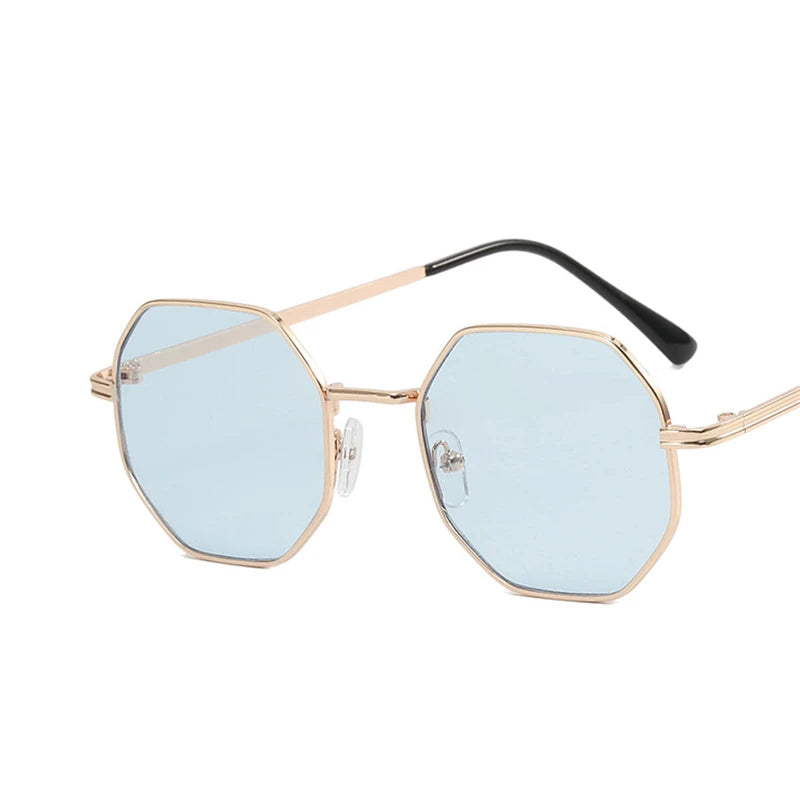 Square Sunglasses Women Brand Designer Vintage Small Frame Gradient Glasses Round Polygon Eyewear Candy Colors Oculos De Sol