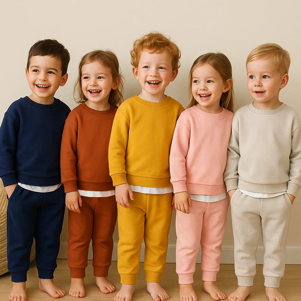 2026 Autumn Kids Sweatshirt Outfits Children Korean Sweatwear+Pants Casual Sports Pullovers Suit For Toddler Baby Girl Boy Sets