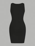 2026 casual sexy spring/summer style "MILANO" printed round neck vest skirt sleeveless vest women's dress short skirt