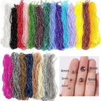 2mm 4mm 6mm 8mm Rondelle Austria Crystal Beads Faceted Glass Beads Loose Spacer Beads for DIY Bracelet Garment Making