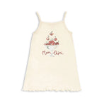 2026 KS Summer Baby Girls Cotton Slip Dresses Cherry T Shirts + Shorts Suits Sets Kids Clothes Girls Sequin Tank Dress Top 1-9Y