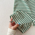 2026 Summer New Children Loose Casual Overalls Toddler Girls Sling Jumpsuit Cotton Boys Thin Striped Strap Shorts Kids Clothes