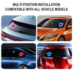 Car LED Love Atmosphere Window Light Decoration Lights Glowing Solar Lights USB Wiring Car Modification Neon Car Decoration
