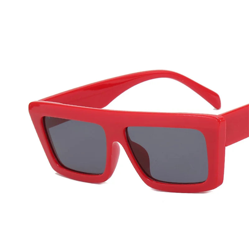 Square Vintage Sunglasses Women Men Brand Designer Retro Sun Glasses Female Fashion Cat Eye Shadow for Female Oculos De Sol