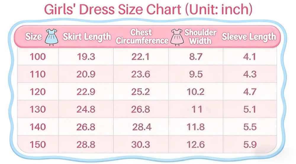 Girl Clothes Cartoon Cat Graphic Printed Girls' Princess Dress Summer Casual Dress for Girls Outfit O-Neck Birthday Gift Clothes