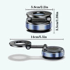 [Upgrade 360° Phone Holder] 360° Adjustable Vacuum Magnetic Mount Car Phone Holder Upgrade Version Compatible with Cars Mirrors