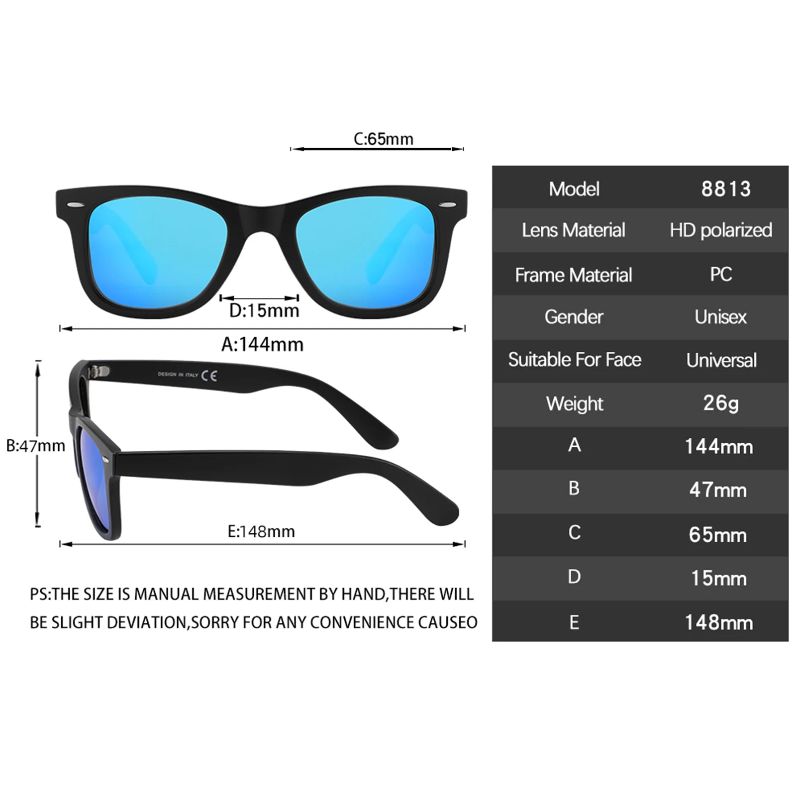 Men's Polarized Sunglasses classic fashion UV400 Women's Glasses Driving Outdoor Travel Glasses Cool 2140
