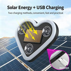 Solar-Powered Led Car Window Neon Lights - Heart-Shaped Rgb-Free Color-Changing Interior Wiring Free Atmosphere Light