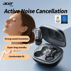 Acer Ohr562 Wireless Bluetooth Headphones, In-Ear Anc Active Noise Reduction, Stereo Sound for Calls, with Charging Case, Mini and Compact Sleep-Aid Headphones Suitable for Sleeping, Compatible with Mobile Phones and Tablets