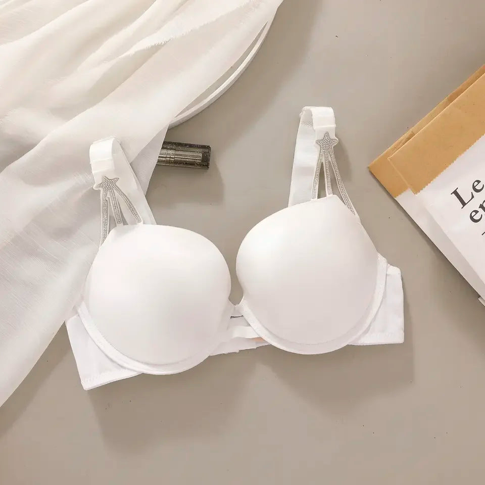 New Arrival Women Push Up Bra Lace Underwear Sexy Lingerie Demi Padded Shelf Bra Sleepwear Pajamas Plus Size
