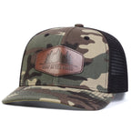 Unisex DEEP IN THE WOODS Leather Label Baseball Net Caps Spring and Summer Outdoor Adjustable Casual Hats Sunscreen Hat