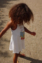 2025 KS Brand Summer Baby Girls Tassel Dresses T Shirts + Shorts Suits Sets Kids Clothes Girls Cotton Cherry Tank Dress Top 1-9Y