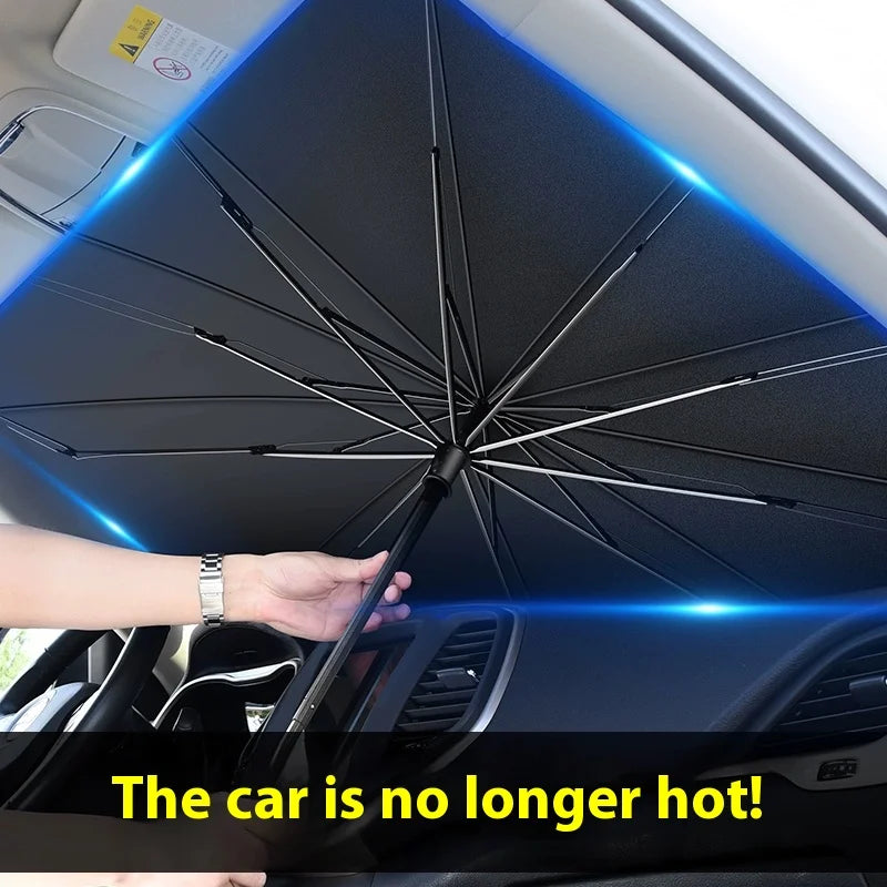For JETOUR T2 Shanhai T2 Traveller 2024 2025 2026 Car Windshield Sunshade Retractable Umbrella Front Heat Insulation Accessories