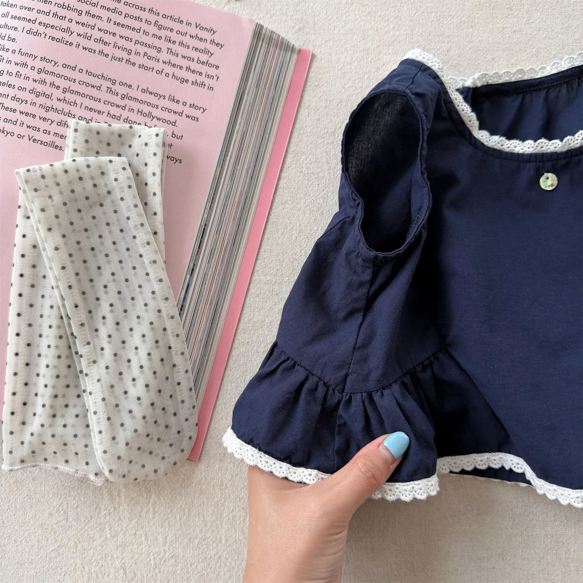 2026 Summer New Girls Sleeveless Shirts Solid Cute Baby Girl Sweet Lace Blouse Toddler Cute Thin Cotton Tops Kids Clothes