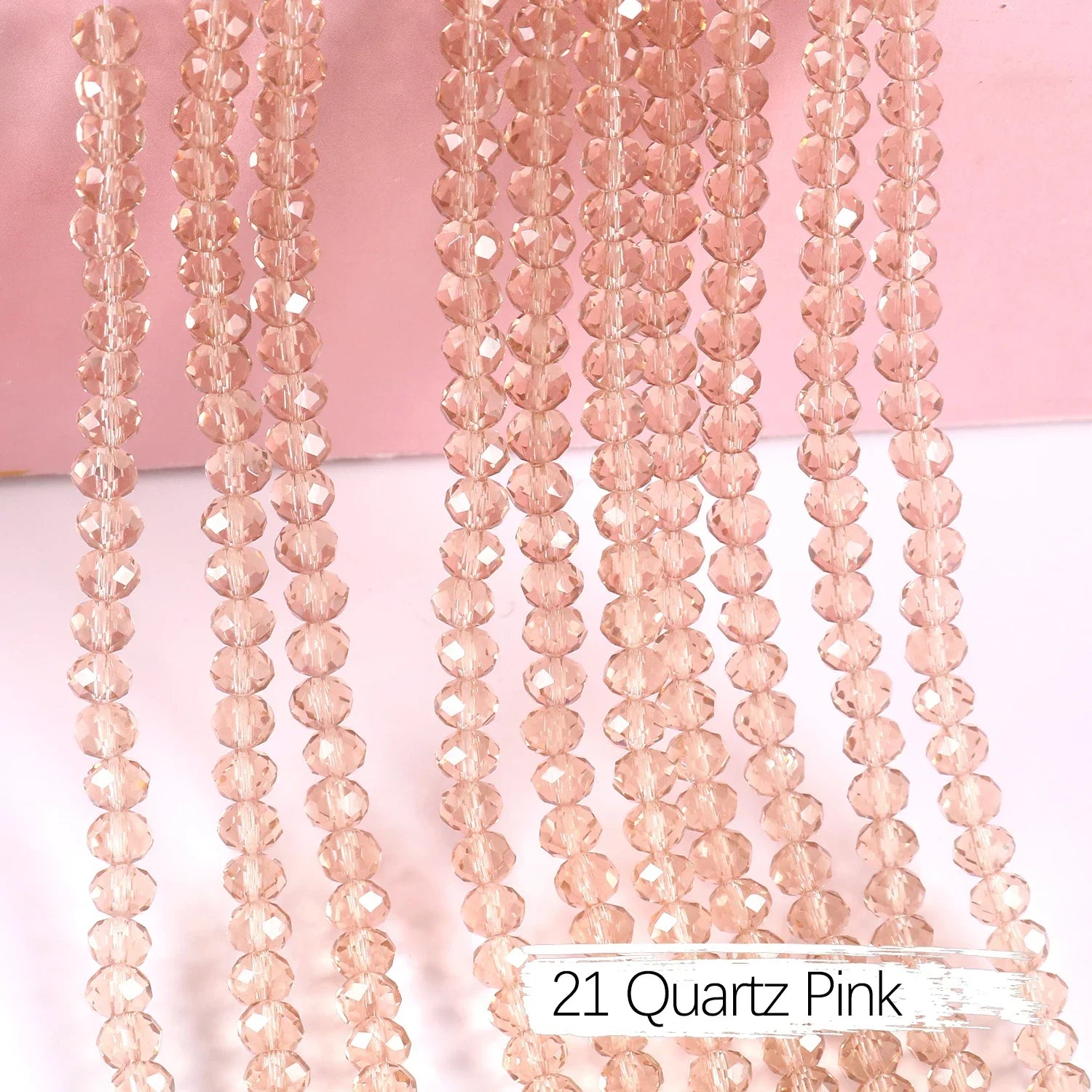 2mm 4mm 6mm 8mm Rondelle Austria Crystal Beads Faceted Glass Beads Loose Spacer Beads for DIY Bracelet Garment Making