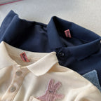 2026 Summer New Children Short Sleeve T Shirts Cotton Boys Casual Polo Shirts Girls Cute Cartoon Lapel Tops Kids Clothes
