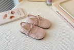 2026 Summer Kids Shoes Girls Sandals Lace Floral Princess Shoes Children Soft Sole Flat Party Dress Breathable Shoes