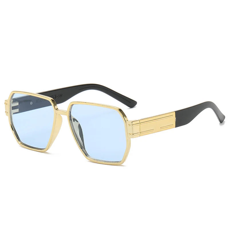 New Fashion Square Oversized Sunglasses Women Big Frame Colorful Sun Glasses Female Oculos Unisex Black Shades Gafas De Sol
