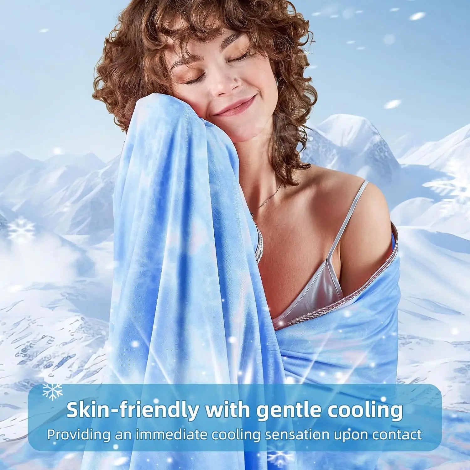 Cooling Blanket Queen size, Cooling Blankets for Hot Sleepers, Summer Blanket to Keep Adults Cool For Summer Nights Sweats