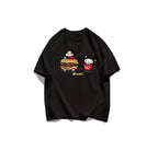 2026 Summer Comic Form Crayon Shin-chan Image 100% Cotton Printed Oversize Casual T-shirt Adult Children Parent-child Top y2k.