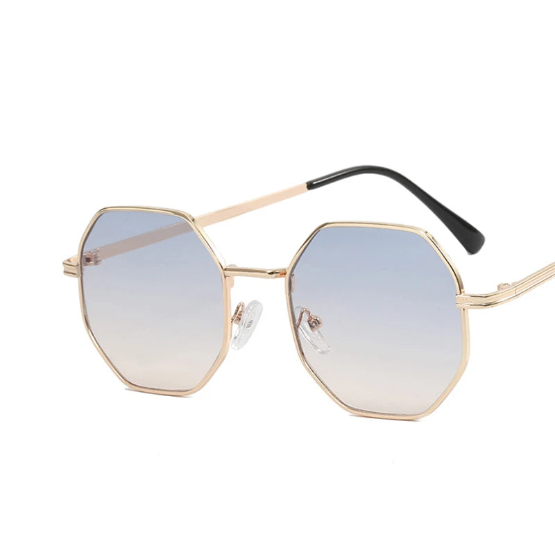 Square Sunglasses Women Brand Designer Vintage Small Frame Gradient Glasses Round Polygon Eyewear Candy Colors Oculos De Sol
