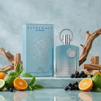 100ML Unisex Eau De Parfum Long Lasting Fresh Citrus Green Tea Musk Woody Sandalwood Smooth Refined Premium Fragrance