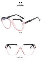 Eye Glasses Frame Fashion Casual Plain Glasses Anti Blue Light Retro Square Eyeglasses without Degrees Colorful Frame Eyewear