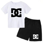 Children's Summer Sets - Boys and girls' 3-13 age group daily wear sports Tshirts,casual short-sleeved shorts,cute gift clothing