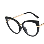 Fashion Anti Blue Light Cat Eye Glasses Frame Blue Light Blocking Eyeglasses Frame for Women Optical Eyewear Cateye Accessories