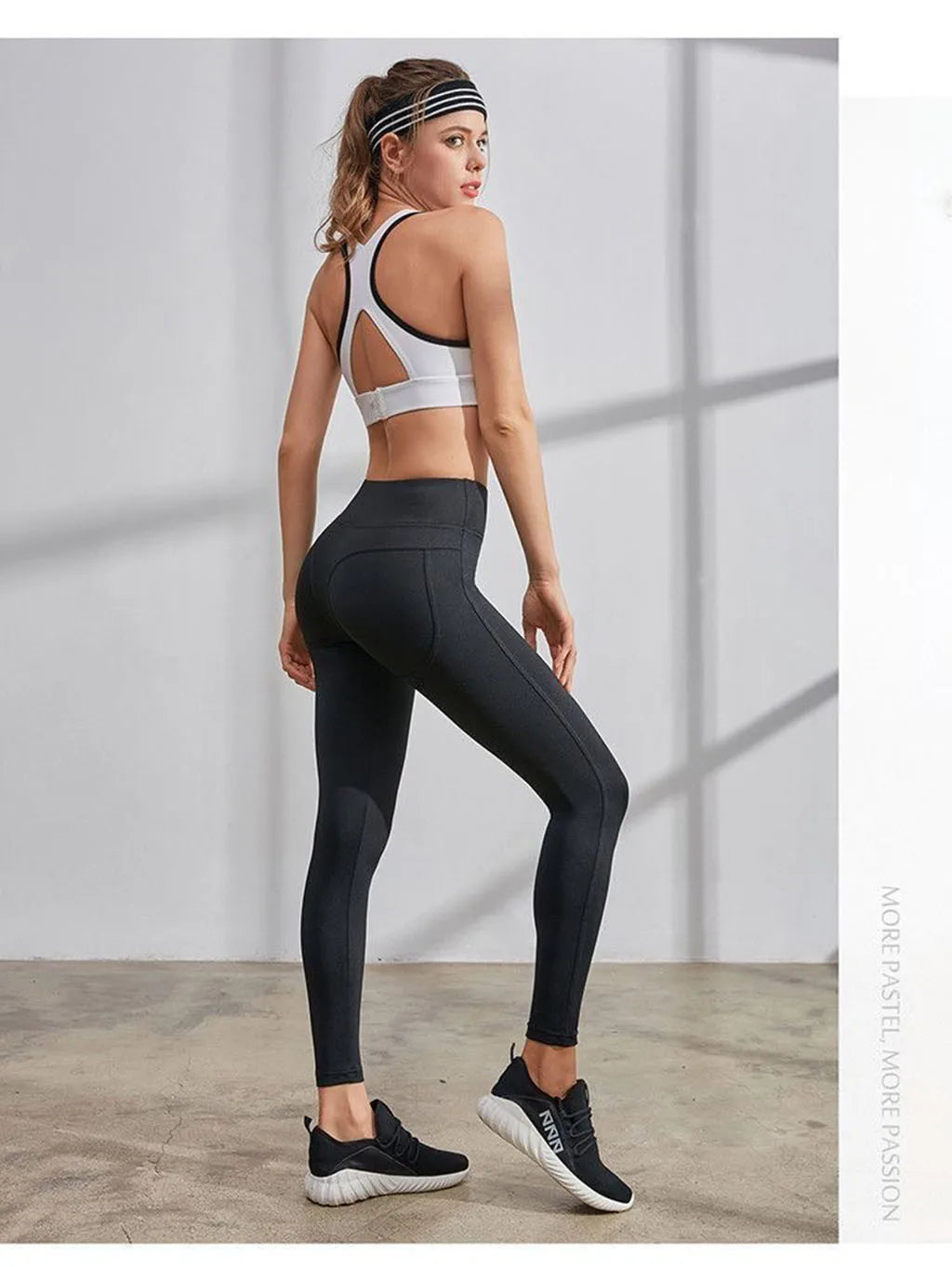 Women's yoga pants, jogging sports, dance, fitness sports pants, leggings, elastic super soft, hip-pushing, casual tight pants