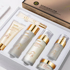 Bird's Nest Protein Peptide Moisturizing Six-Piece Set, Containing Bird's Nest Extract, Collagen and Other Skin-Beneficial Ingredients, Deeply Nourishes the Skin, Is Gentle and Non-Irritating, Has a Delicate Texture, Makes th