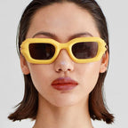 Punk Square Sunglasses 2022 New Ripple Funny Sunglasses Bump Cyberpunk Sunglasses Trendy Hip Hop Glasses UV400