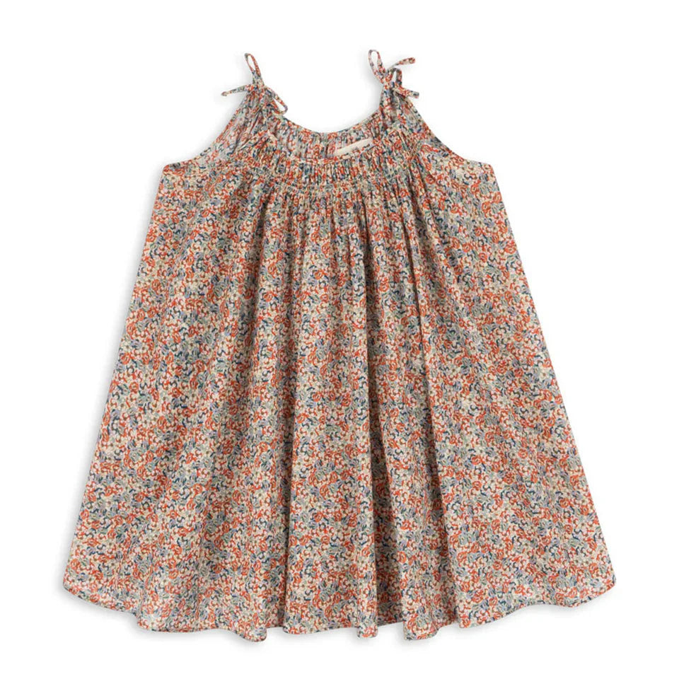 2026 New KS Summer Baby Girls Cotton Slip Dresses Kids Clothes Girl Floral Print Tank Top T-shirts Shorts Suits Children's Sets
