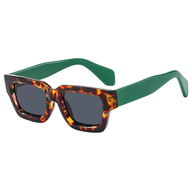 Fashions Retro Square Sunglasses Men Cat Eye Sun Glasses Brand Rectangle Eyewear UV400 Summer Shades Vintage Punk Eyeglasses