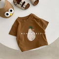 2026 Summer New Children Short Sleeve T Shirts Boys Casual Loose Tops Cotton Baby Girls Cute Cartoon Print Tee Kids Clothes