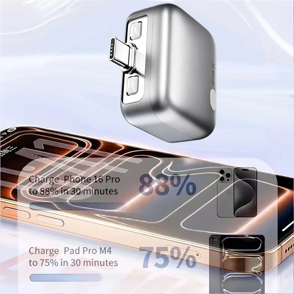 1PCS Type-C Fast Charging Separator, Universal Auto Disconnect Charger Adapter with Full Charge Auto Cut & Overcharge Protection