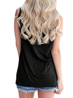 Summer Women's Casual Sleeveless Tank Top T-shirt Tshirts Creativity Streettshirt Individual Casual Clothes