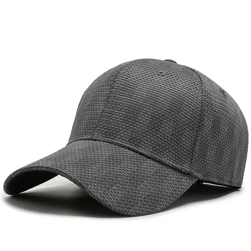 Outdoor Leisure Adjustable Baseball Cap Casual Sun Hat Plaid Sunscreen Duck Tongue Cap Fashion Rebound Cap