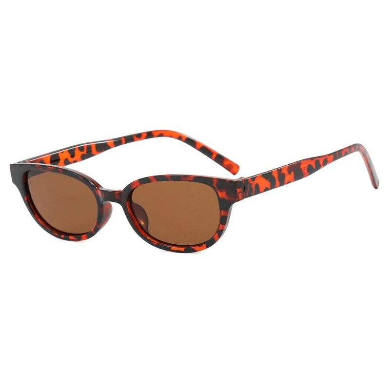 Retro Small Frame Cateye Sunglasses Women Brand Designer Vintage Cat Eye Sun Glasses Shadow for Female UV400 Oculos De Sol