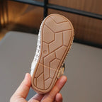 Kids Summer Breathable Woven Flats Shoes Hollow Out Princess Shoes Childrens Fashion Outdoor Sandals for Girls Daily Wear