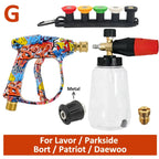 Graffiti Design High-Pressure Foam Gun Set - Multi-Brand Fit