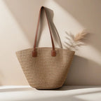 Luxury Designer Summer Beach Party Purses Shopper Tote Bag Women's Large Capacity Shoulder Bag Summer Straw Woven Basket Handbag