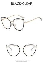 2023 Luxury Metal Women Cat Eye Optical Glasses Frame for Women Clear Fashion Transparent Fashion Computer Hollow Eyeglasses