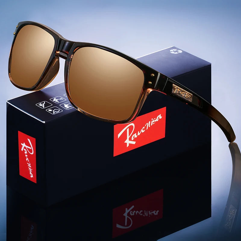 Sport Fashion Square Polarized Sunglasses man TR90  Fashion   Driving Fishing  UV400 Eyewear
