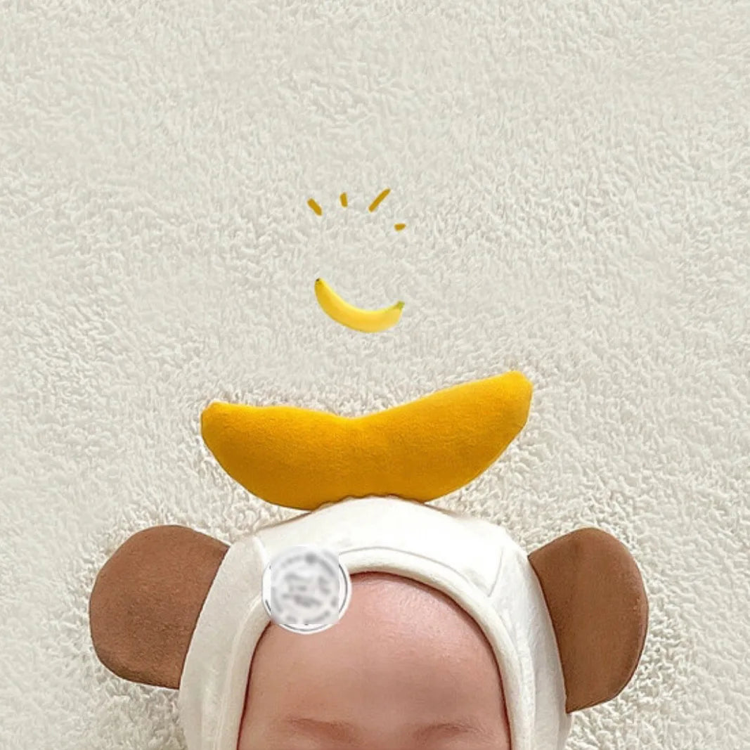 2026 Spring New Baby Long Sleeve Bodysuit + Hat Infant Boy Girl Cute Print Jumpsuit Newborn Toddler Cotton Clothes 0-24M