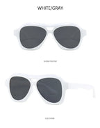 Retro Double Beam Sunglasses Women Brand Designer Glasses New Ins Fashion Personalized Gradient Eyewear Men Eyeglasses UV400