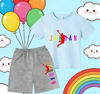 Children's Summer Sports Clothing T-shirts, Short Sleeves and Shorts for Boys and Girls Sports Outfits for Children Aged 3 to 13