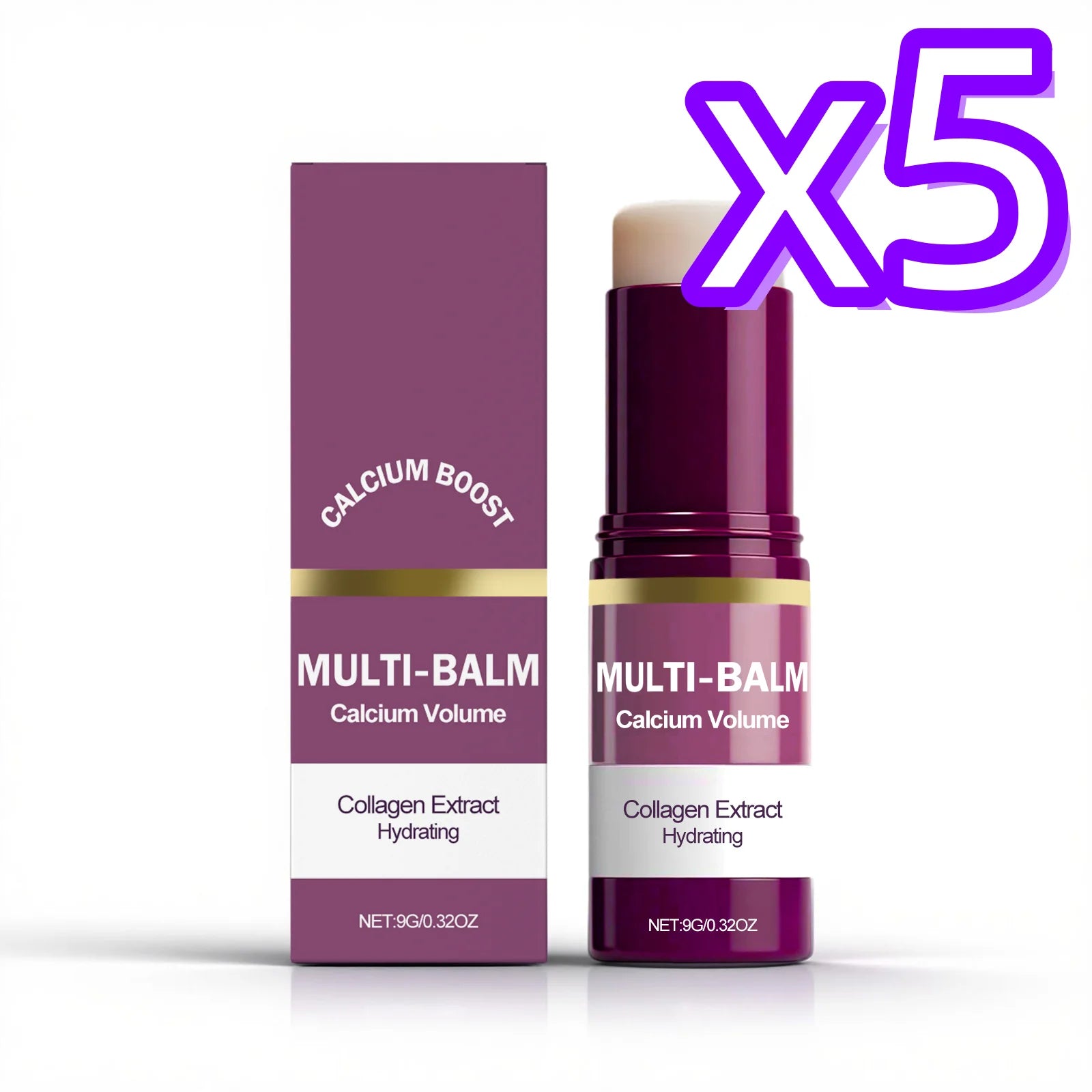 Multi Effect Calcium Multi Balm Stick Hydrating Reduce Wrinkles Face Eye Neck Care Collagen Skin Care Calcium Volume Multi Balm